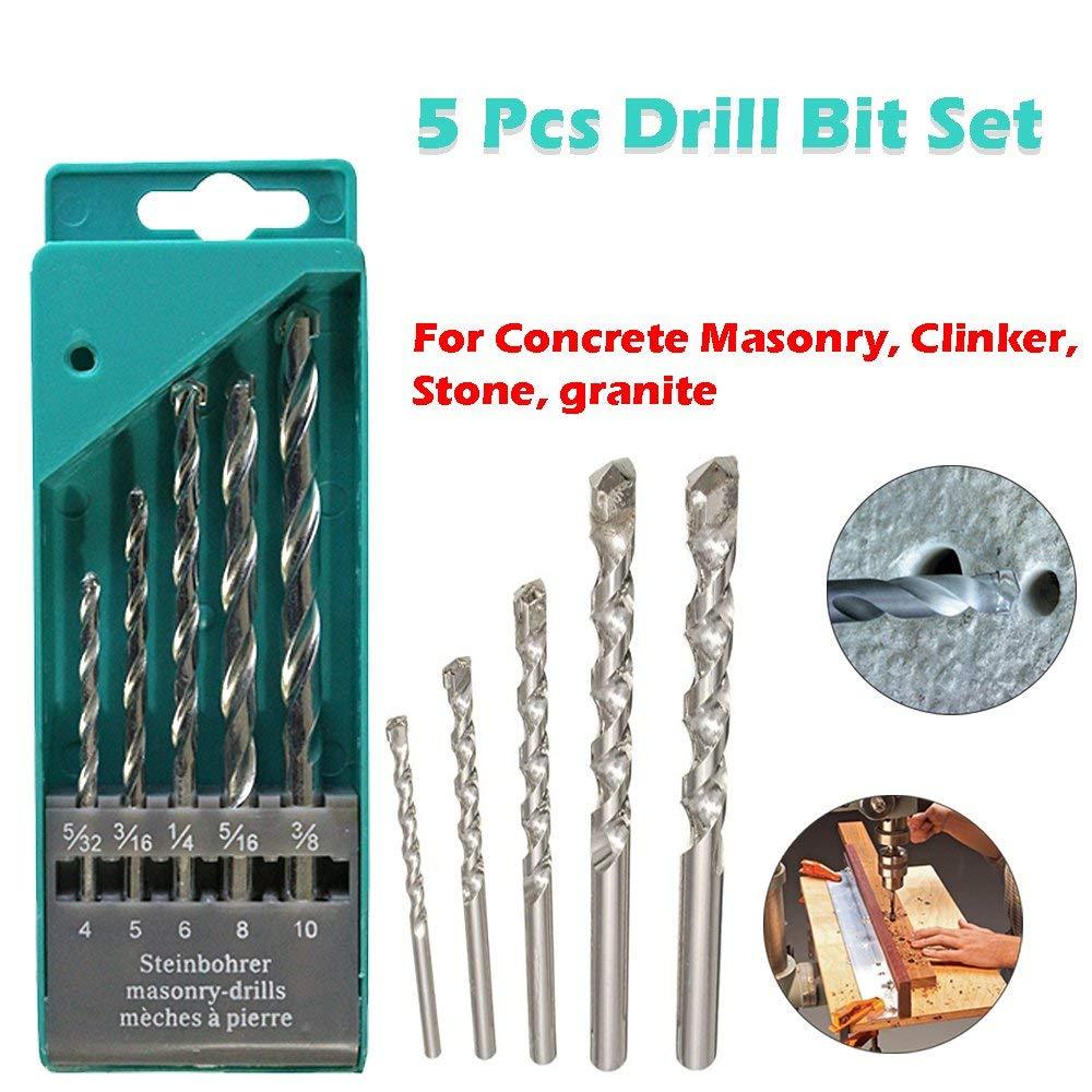 Metal Drill Bit Set (Multicolor, 5 - Piece) - GurStore