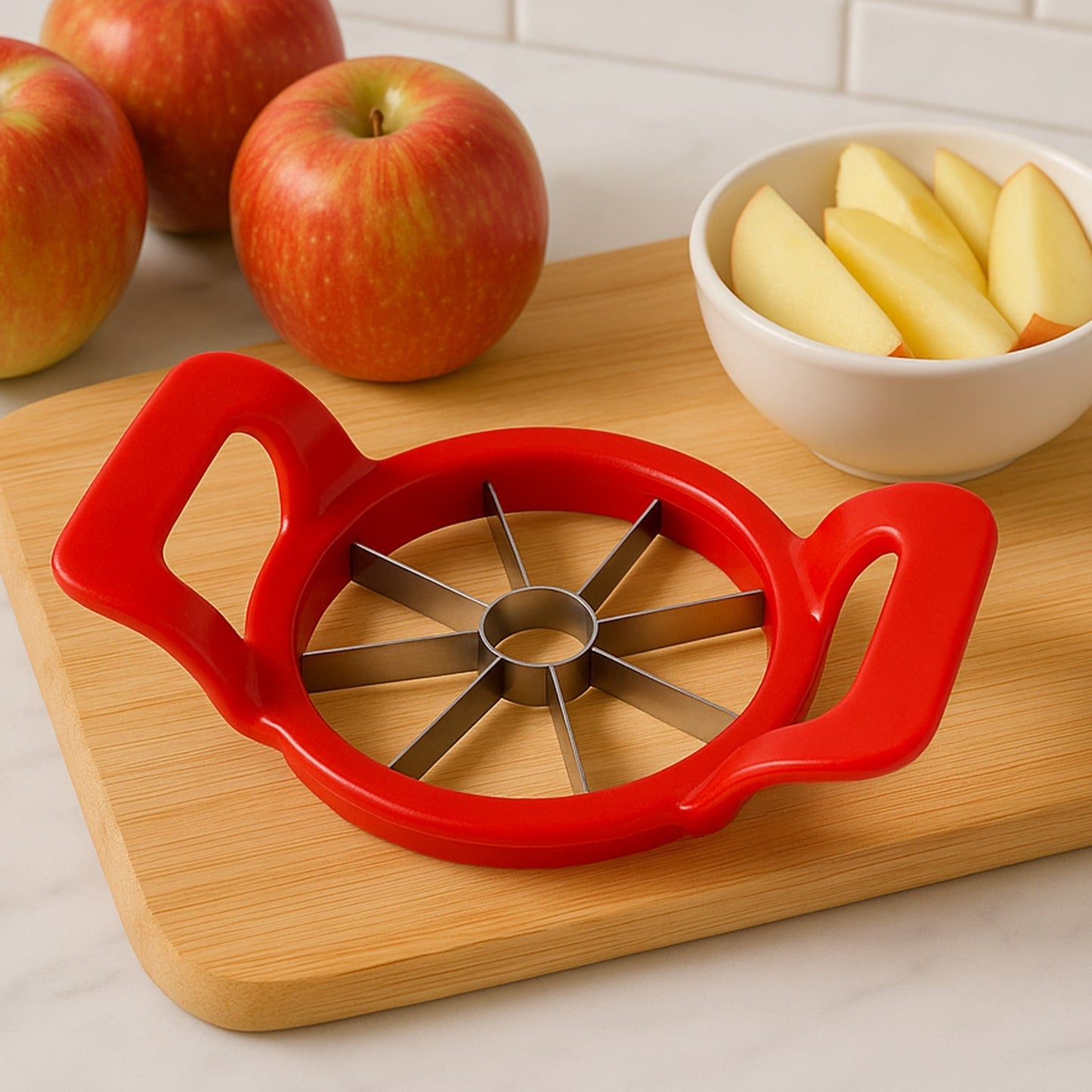 “stainless steel apple cutter”