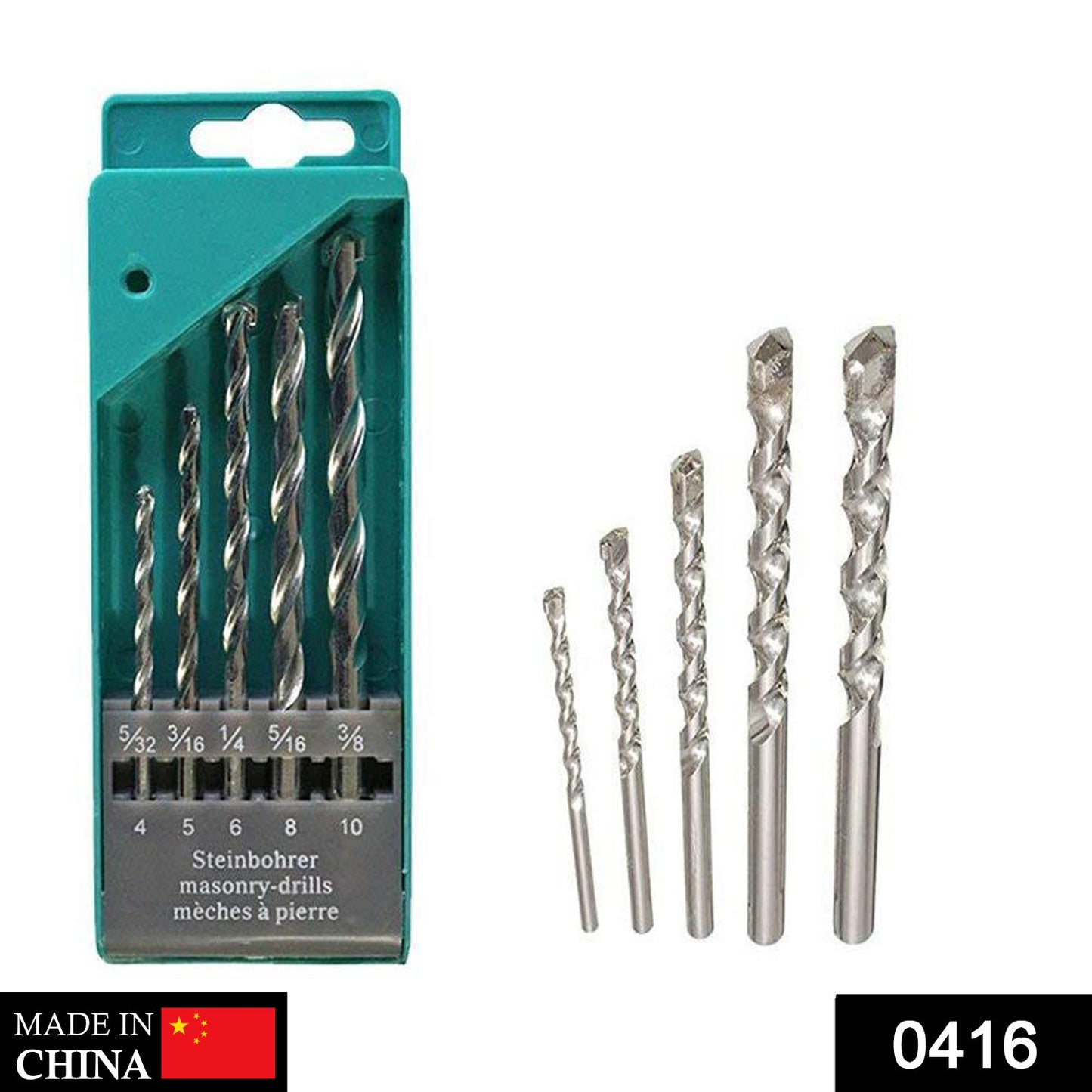 Metal Drill Bit Set (Multicolor, 5 - Piece) - GurStore