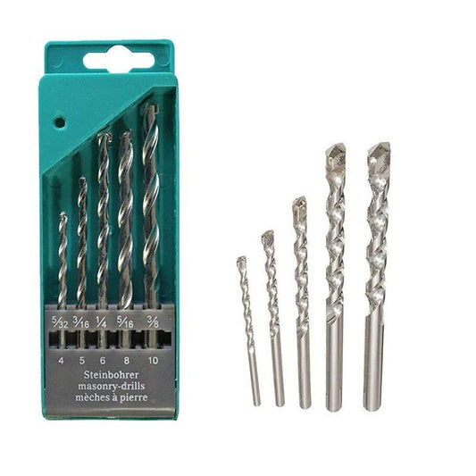 Metal Drill Bit Set (Multicolor, 5 - Piece) - GurStore