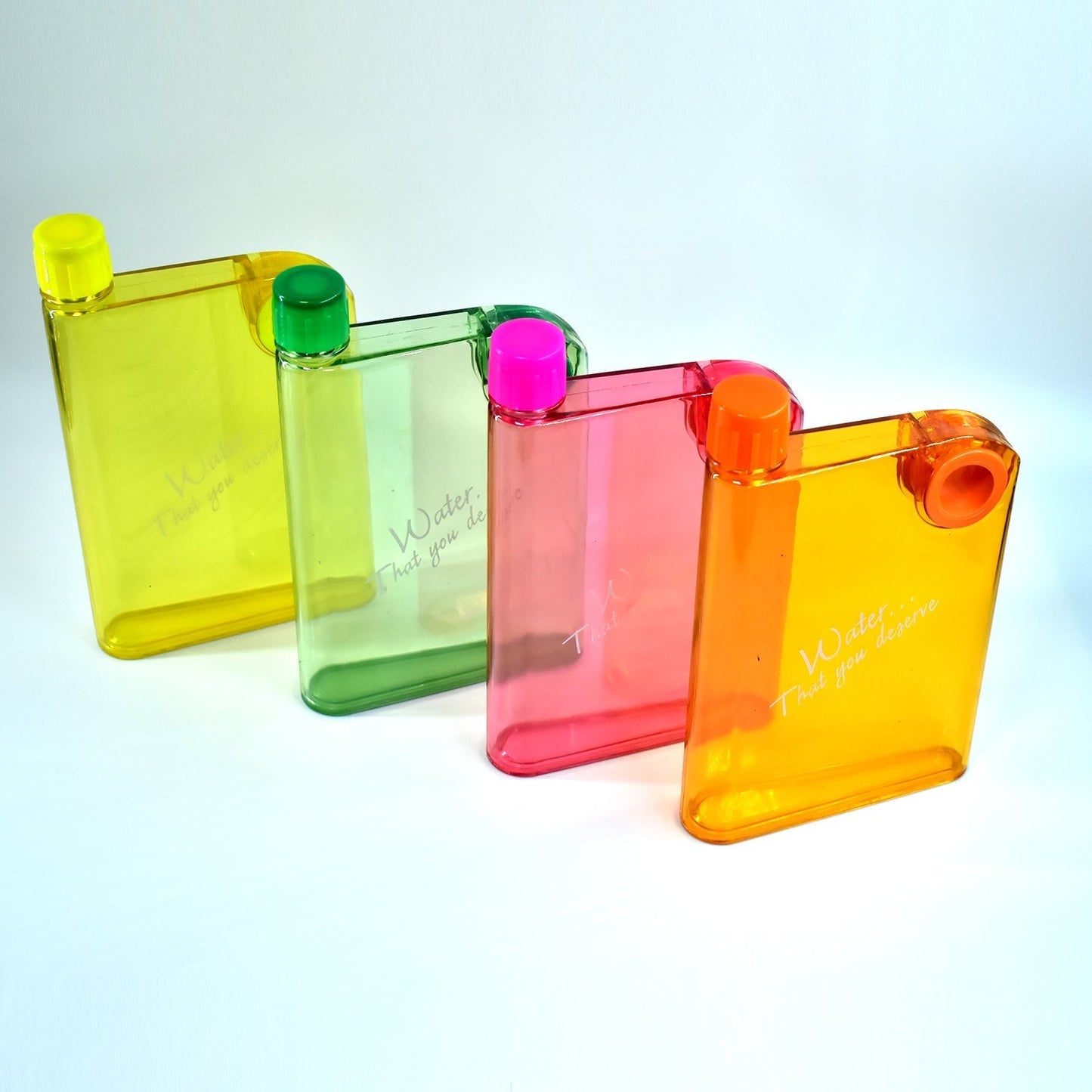 Notebook Style Slim Water Bottle (380 ml, Multicolor) - GurStore