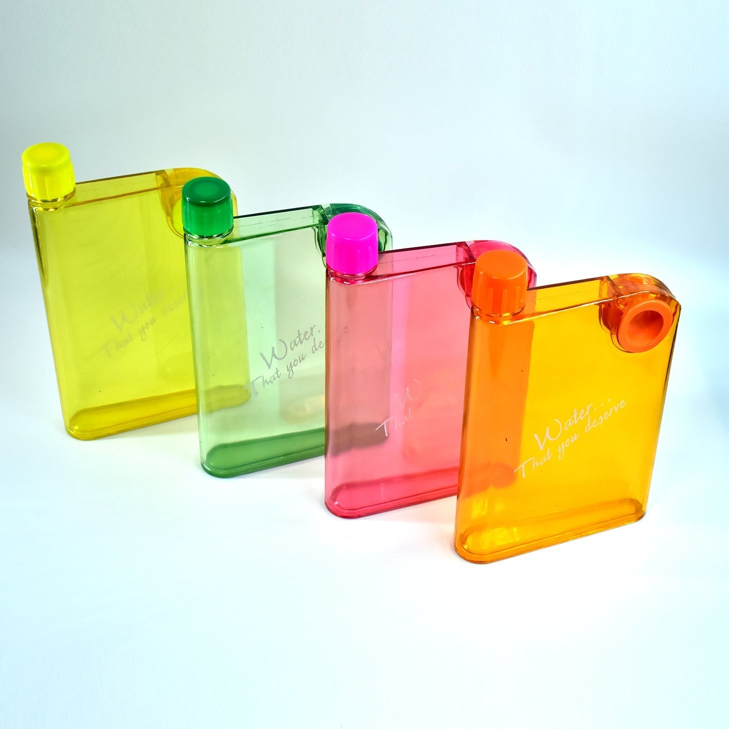 Notebook Style Slim Water Bottle (380 ml, Multicolor) - GurStore