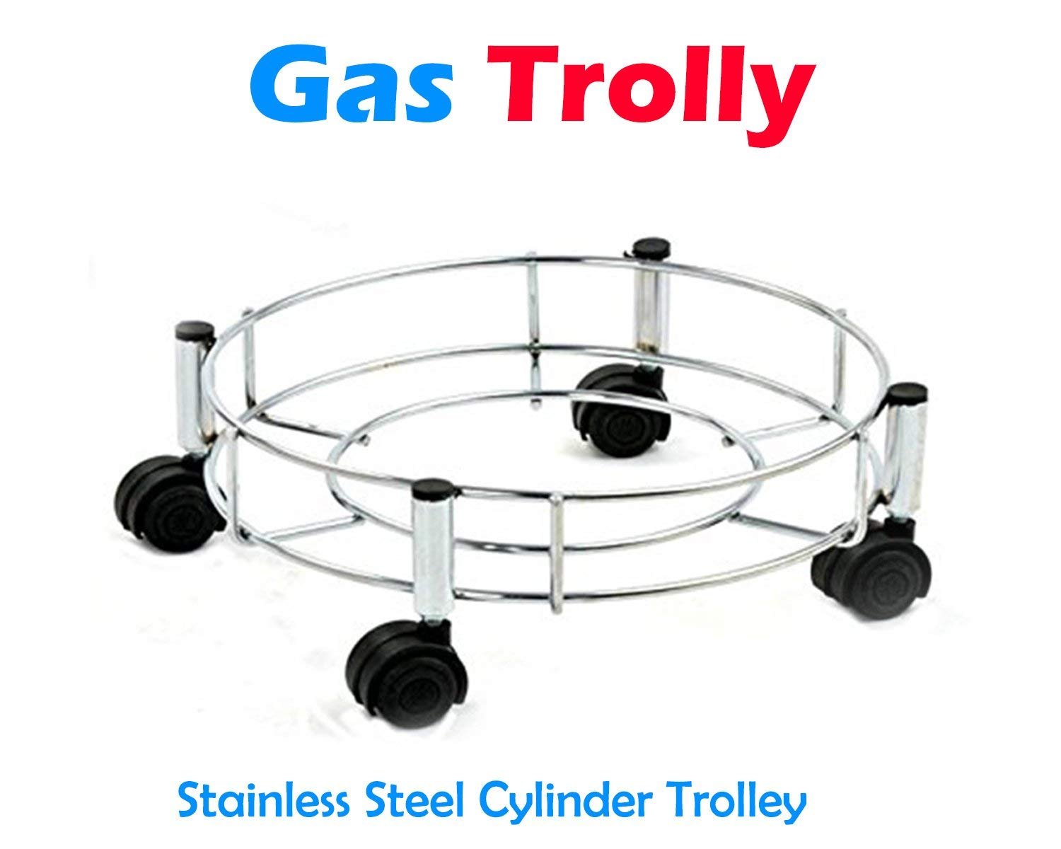 Stainless Steel Gas Cylinder Trolley - GurStore